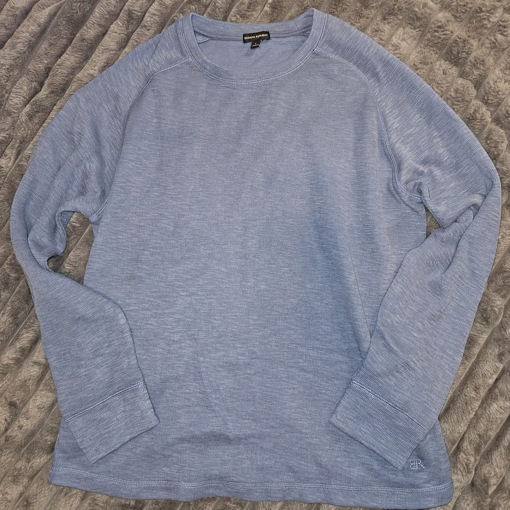 Banana Republic Men's Blue Sweater